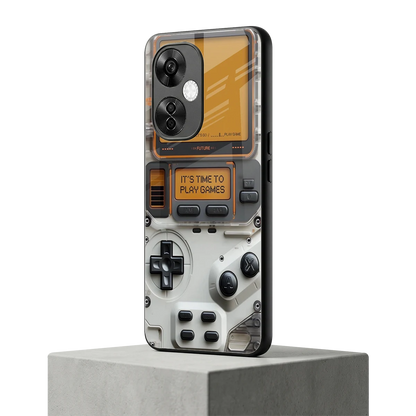 Gameboy Orange oneplus nord ce 3 lite mobile cover | shockproof glass phone case