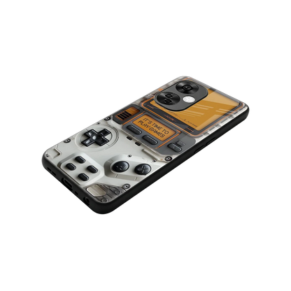 Gameboy Orange stylish phone case for oneplus nord ce 3 lite | glossy glass and slim fit