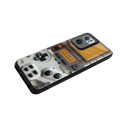 Gameboy Orange stylish phone case for oneplus nord ce 2 | glossy glass and slim fit
