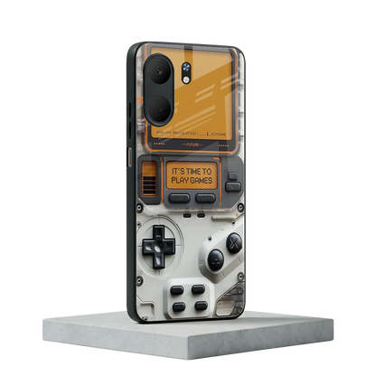Gameboy Orange oppo a5x 5g mobile cover | shockproof glass phone case