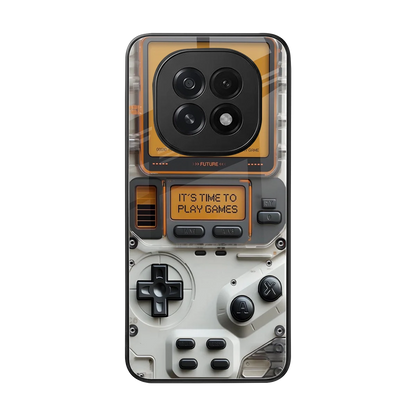 Gameboy Orange back phone cover | glass case for oppo f29 5g