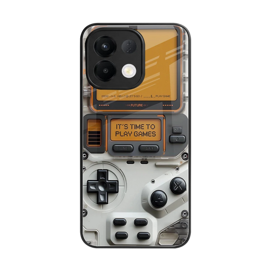 Gameboy Orange back phone cover | glass case for oppo k13 5g
