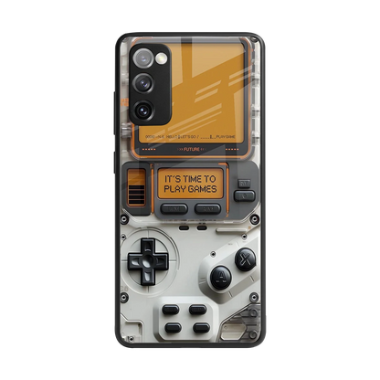 Gameboy Orange back phone cover | glass case for samsung galaxy s20 fe