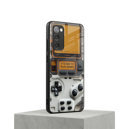 Gameboy Orange samsung galaxy s20 fe mobile cover | shockproof glass phone case
