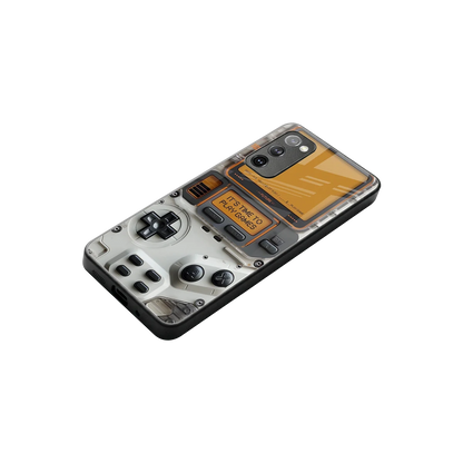 Gameboy Orange stylish phone case for samsung galaxy s20 fe | glossy glass and slim fit