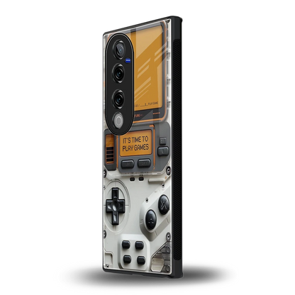 Gameboy Orange vivo v40 pro mobile cover | shockproof glass phone case