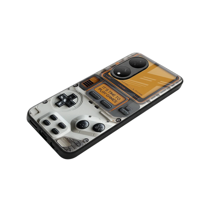 Gameboy Orange stylish phone case for Vivo-y100 | glossy glass and slim fit