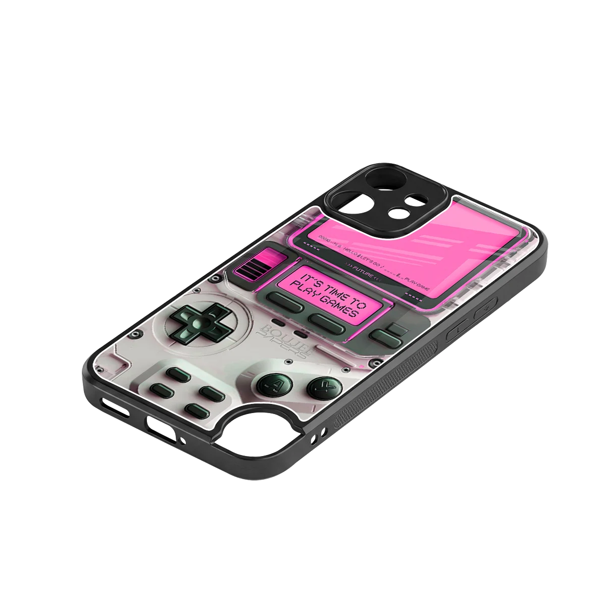 Gameboy Pink stylish phone case for cmf nothing phone 2 pro | glossy glass and slim fit