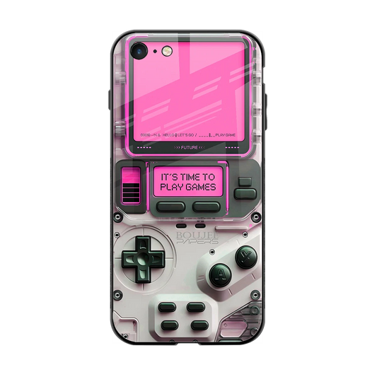 Gameboy Pink back phone cover | glass case for iphone 6s plus