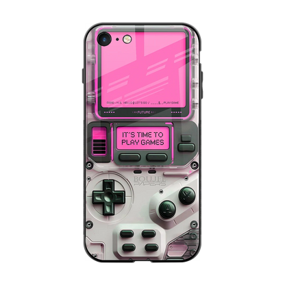 Gameboy Pink back phone cover | glass case for iphone 7