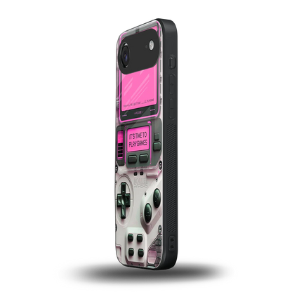 Gameboy Pink iphone air mobile cover | shockproof glass phone case