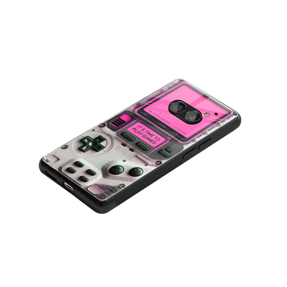 Gameboy Pink stylish phone case for nothing phone 2a plus | glossy glass and slim fit