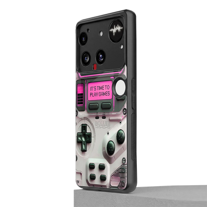 Gameboy Pink nothing phone 3 mobile cover | shockproof glass phone case