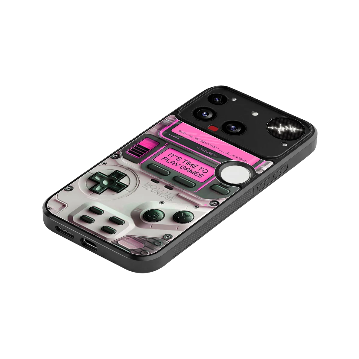 Gameboy Pink stylish phone case for nothing phone 3 | glossy glass and slim fit