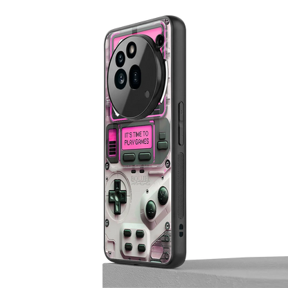 Gameboy Pink nothing phone 3a pro mobile cover | shockproof glass phone case