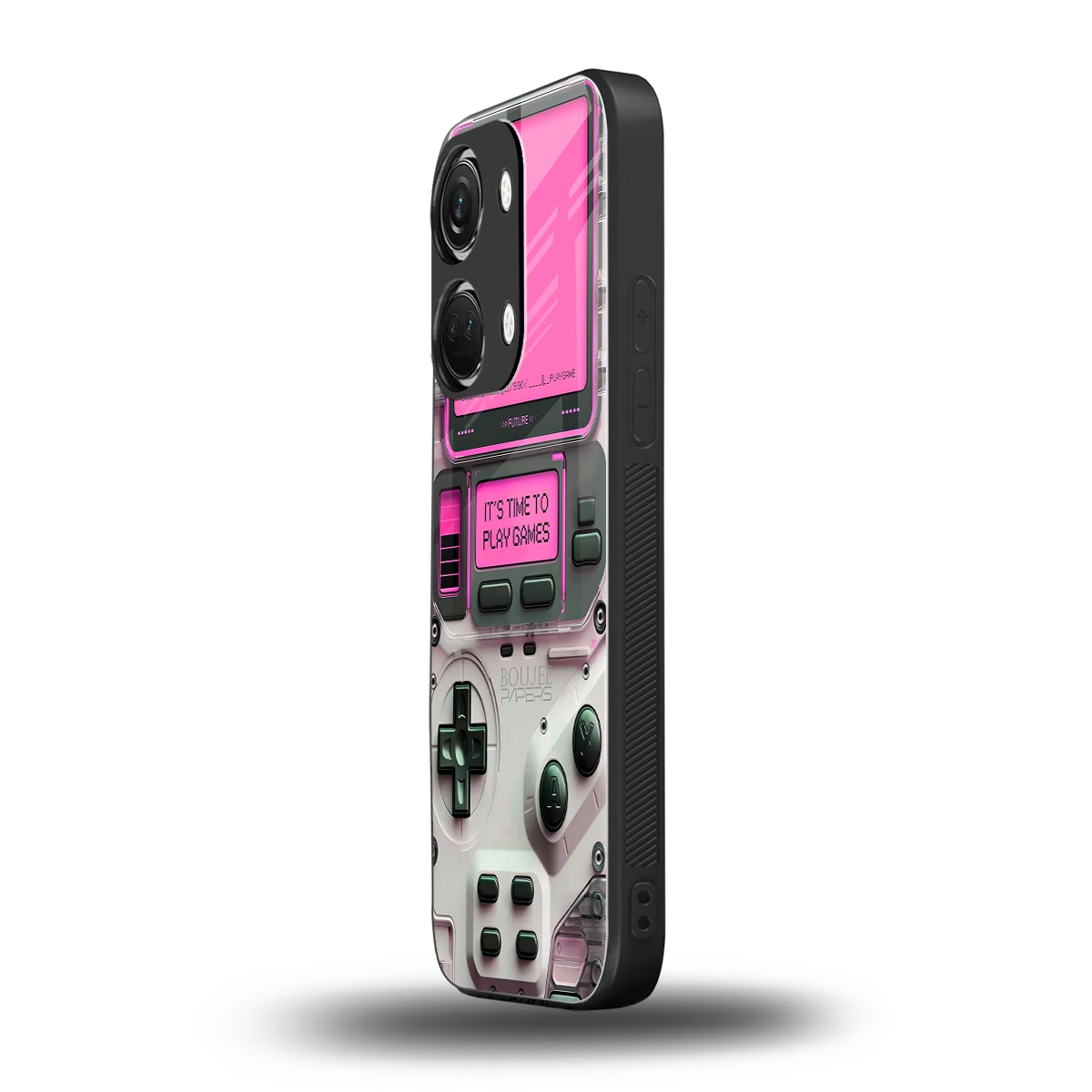 Gameboy Pink oneplus nord 3 mobile cover | shockproof glass phone case