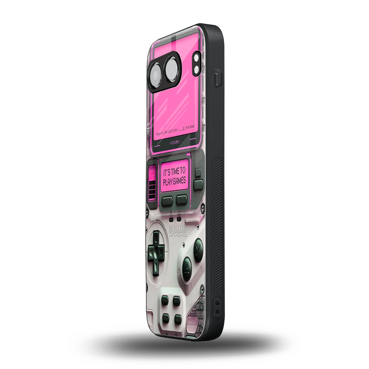 Gameboy Pink oneplus nord 4 mobile cover | shockproof glass phone case