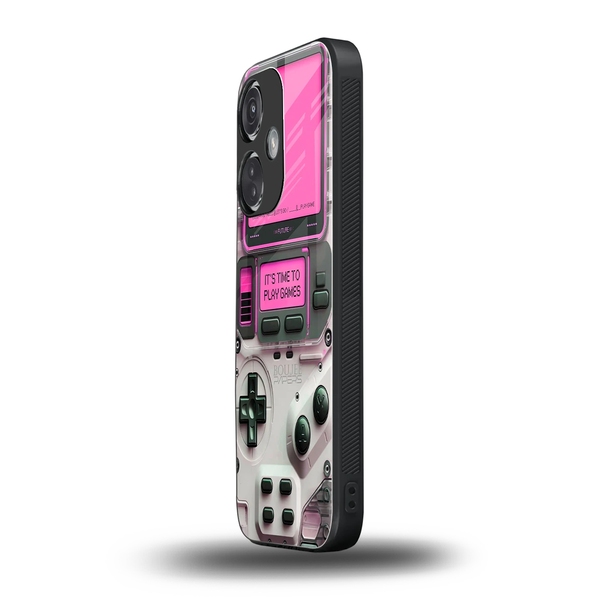 Gameboy Pink oneplus nord ce 3 mobile cover | shockproof glass phone case