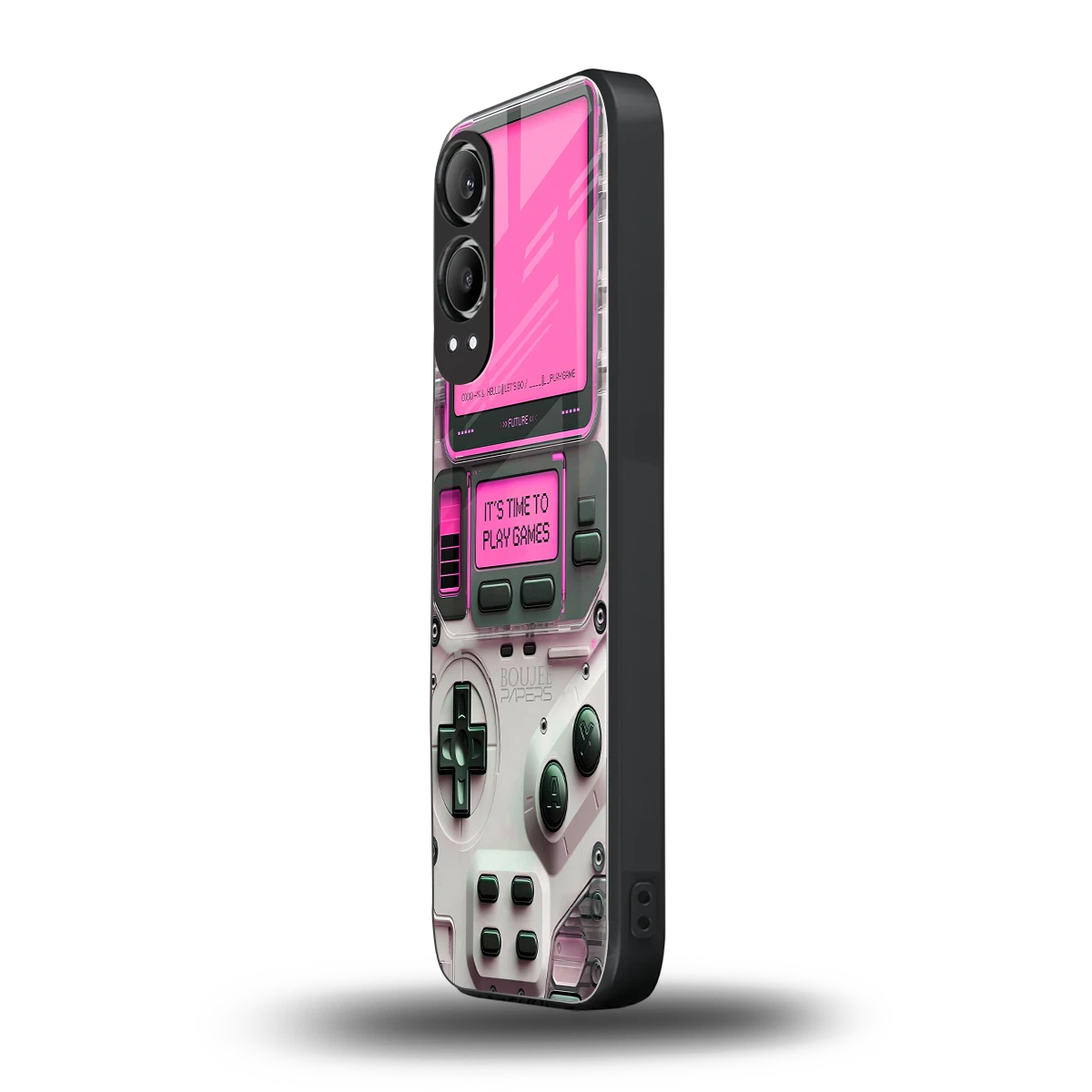 Gameboy Pink oneplus nord ce 4 lite mobile cover | shockproof glass phone case