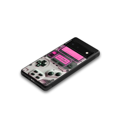 Gameboy Pink google pixel 6 mobile cover | shockproof glass phone case