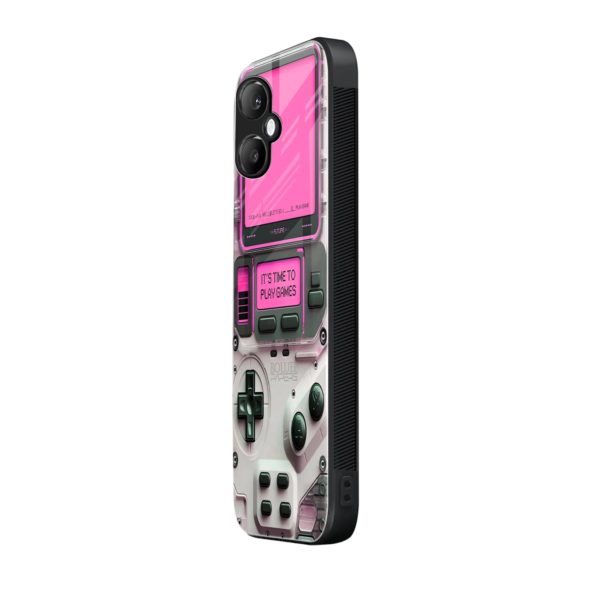 Gameboy Pink samsung galaxy a06 5g mobile cover | shockproof glass phone case