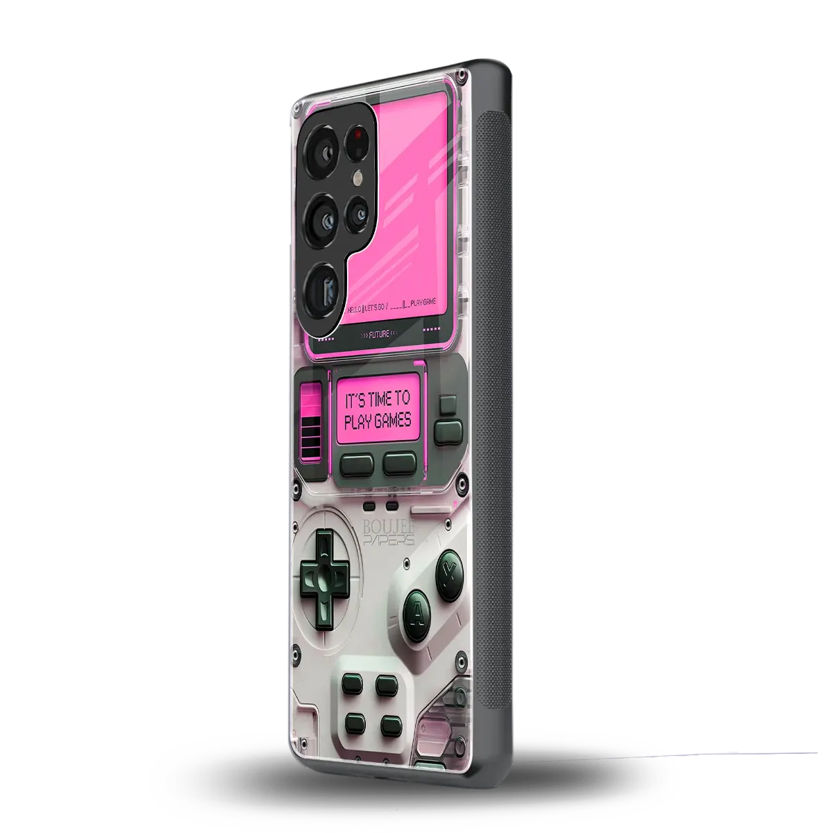 Gameboy Pink samsung galaxy s25 ultra mobile cover | shockproof glass phone case