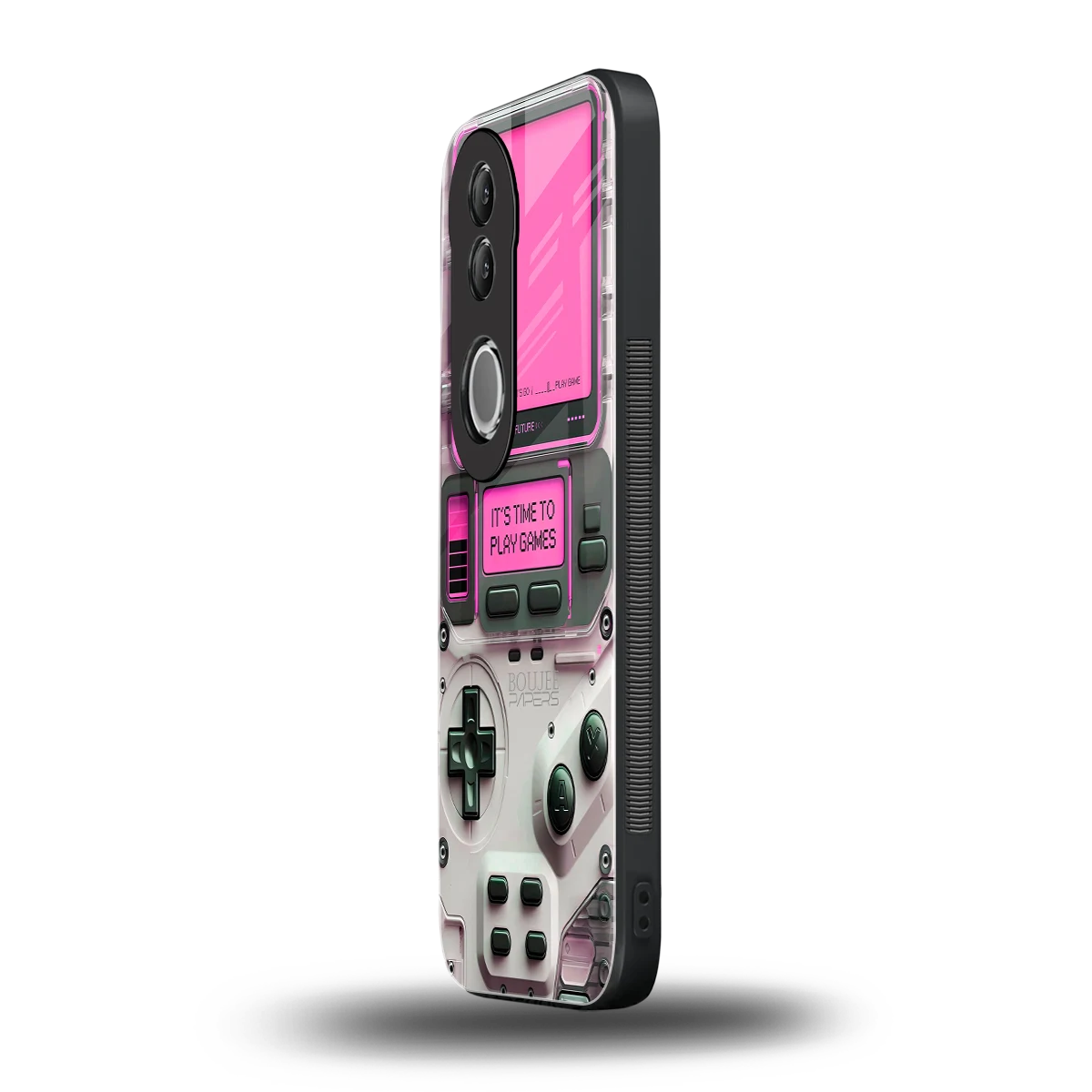Gameboy Pink vivo v50 mobile cover | shockproof glass phone case