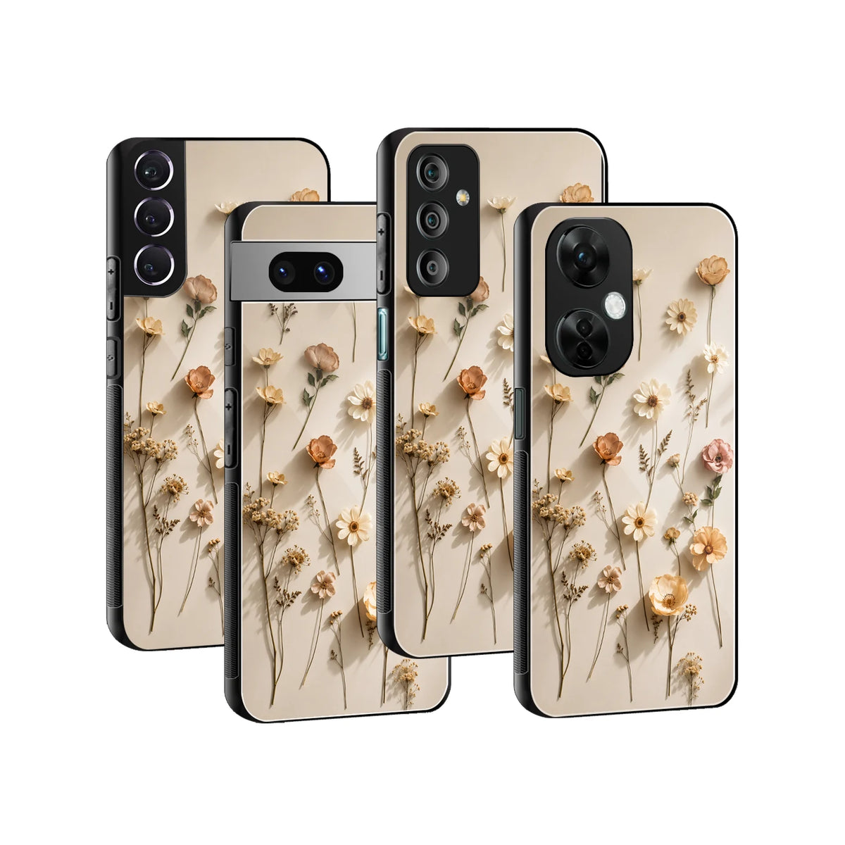 Stylish Glass Back Case for All Smartphones iPhone, Samsung, OnePlus, Pixel, Redmi, Oppo, Vivo, Motorola