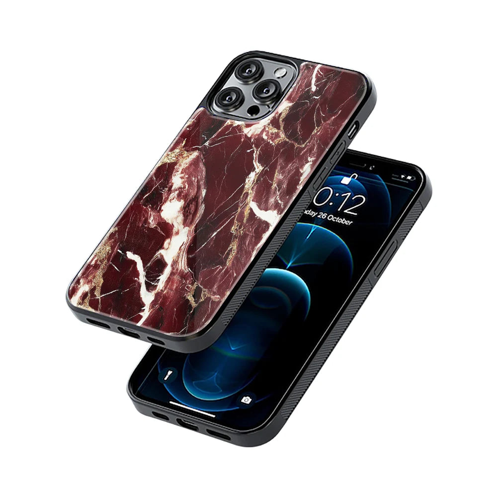 Protective Glass Back Phone Case Compatible with iPhone, Samsung, OnePlus, Pixel & More