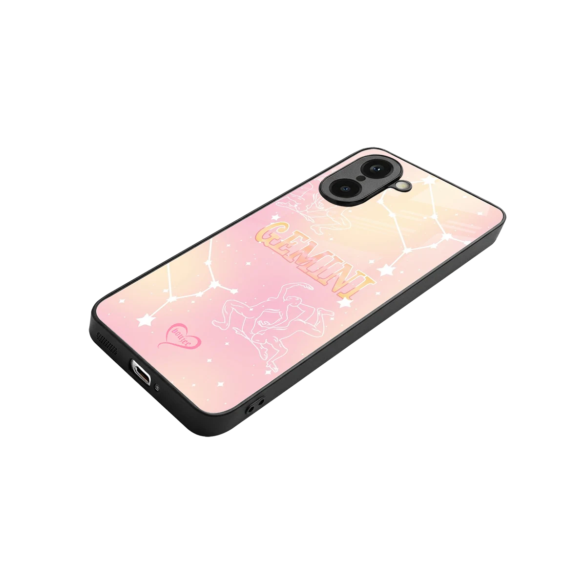 Gemini Aura stylish phone case for oneplus nord ce5 5g | glossy glass and slim fit