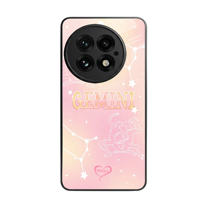 Gemini Aura back phone cover | glass case for oneplus 13