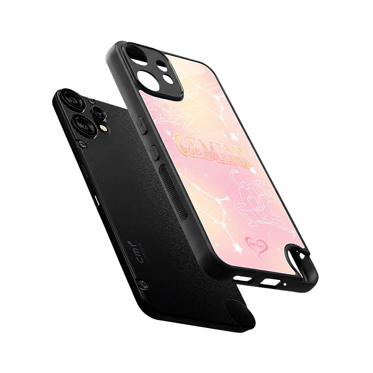 Gemini Aura sleek cmf nothing phone 2 pro cover with tempered glass back and TPU edges