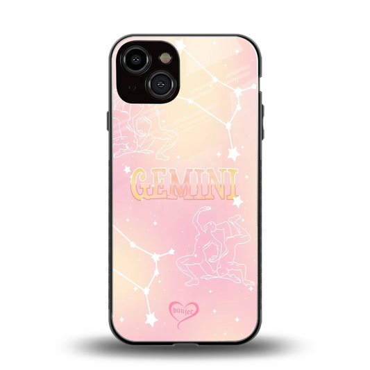 Gemini Aura back phone cover | glass case for iphone 14