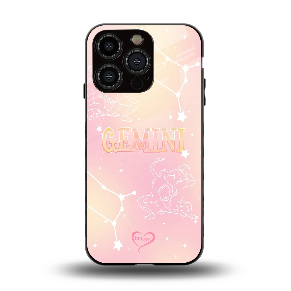 Gemini Aura back phone cover | glass case for iphone 15 pro