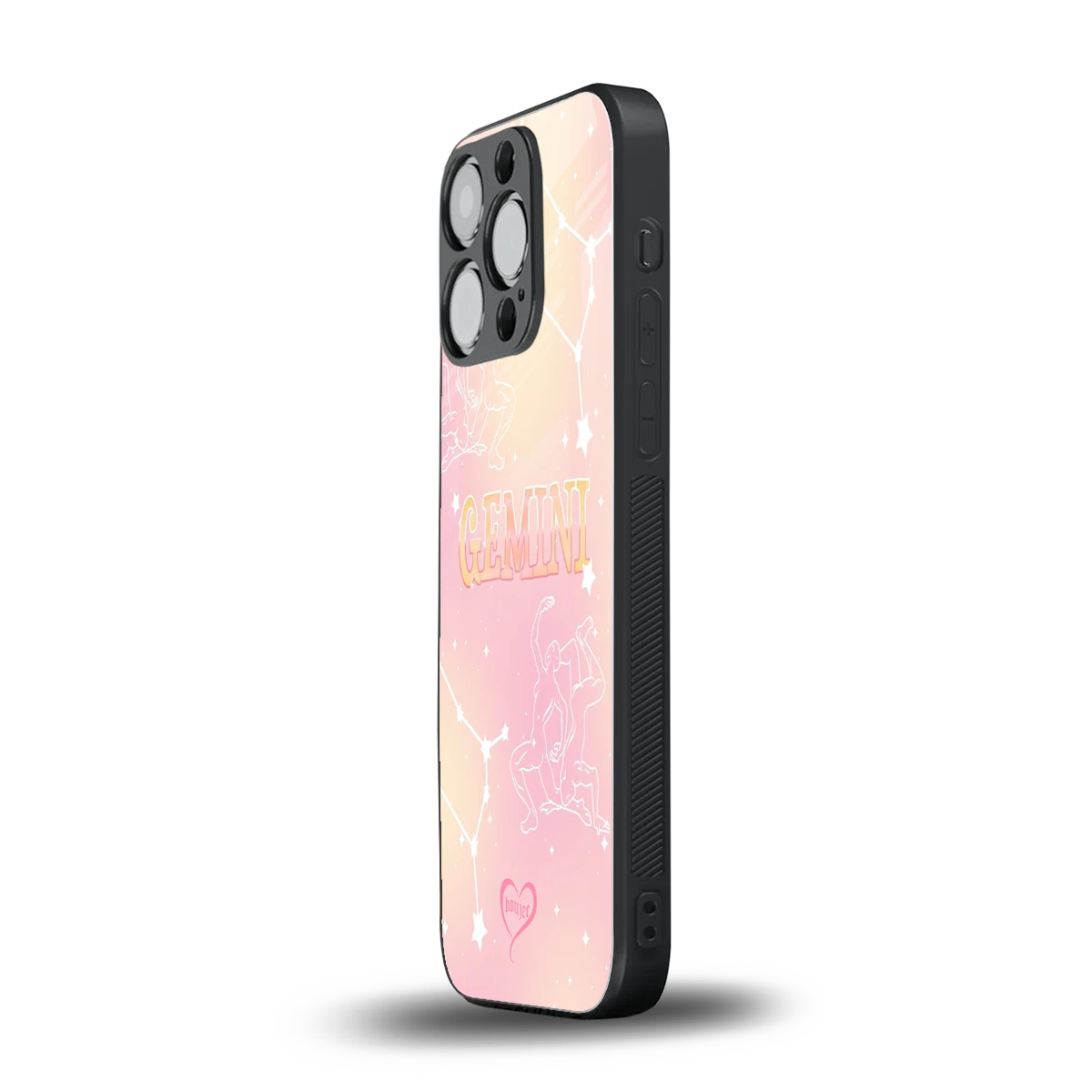 Gemini Aura iphone 15 pro mobile cover | shockproof glass phone case