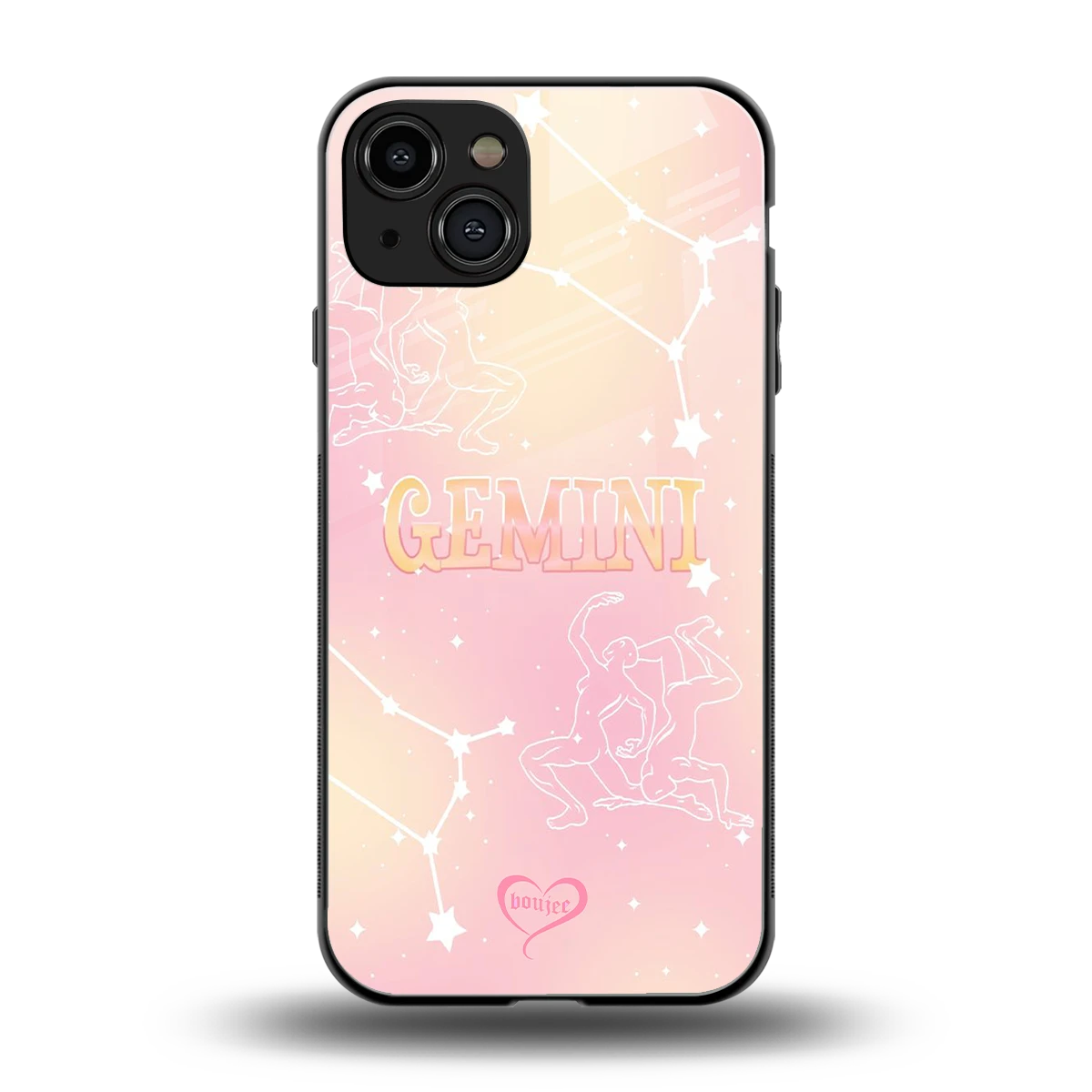Gemini Aura back phone cover | glass case for iphone 15