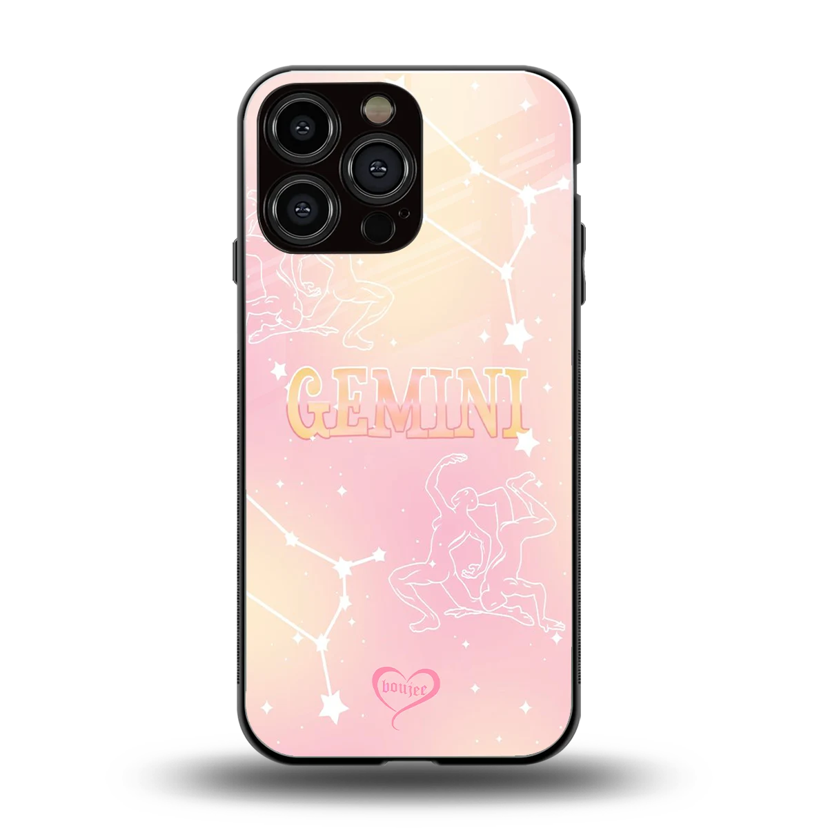 Gemini Aura back phone cover | glass case for iphone 16 pro max