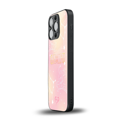Gemini Aura iphone 16 pro mobile cover | shockproof glass phone case