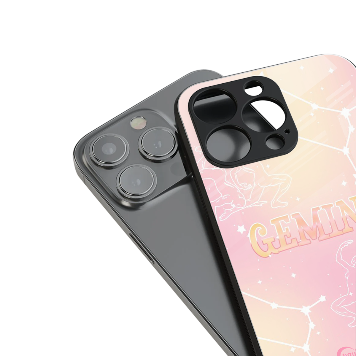 Gemini Aura Phone Case for Iphone 16 | Glass Case