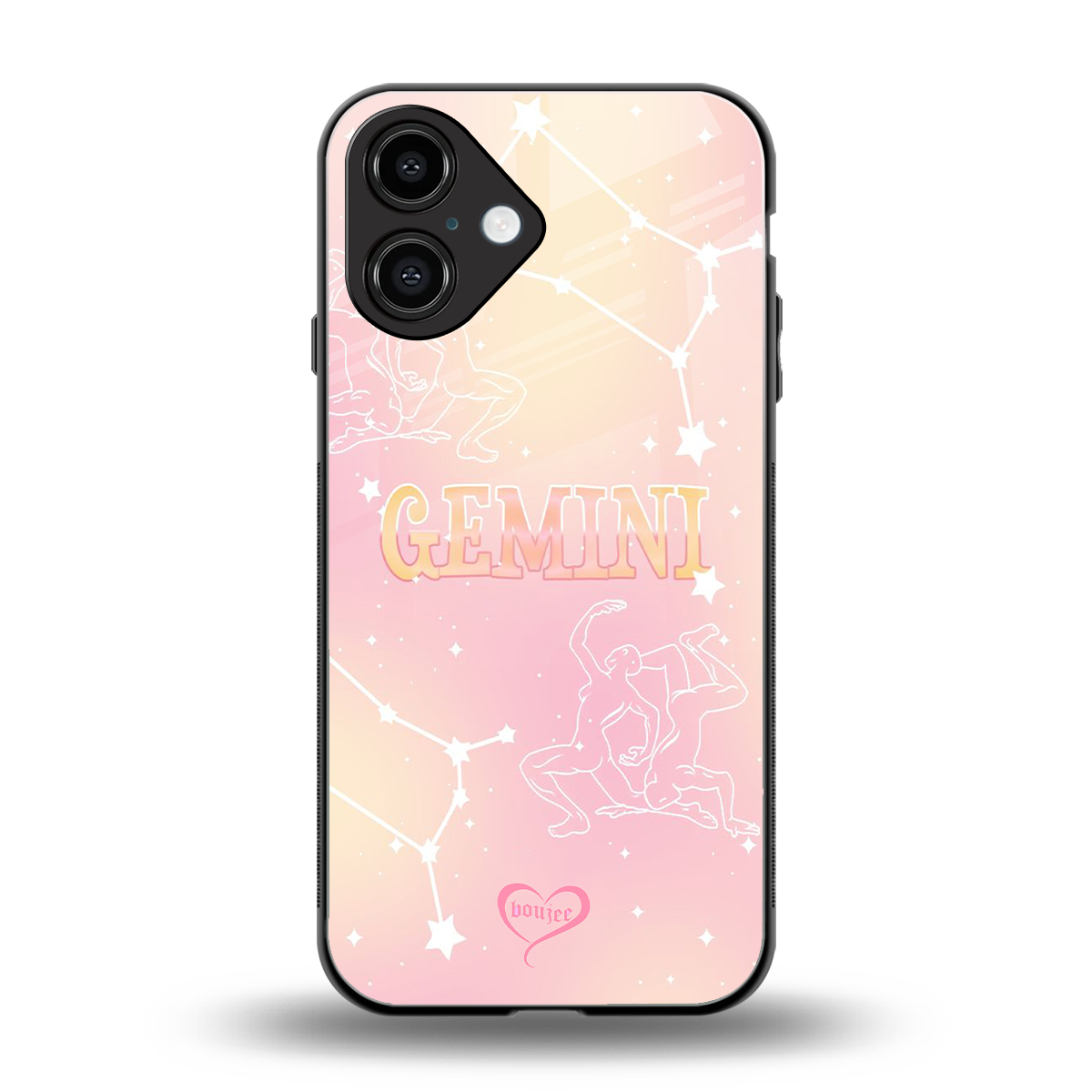 Gemini Aura Phone Case for Iphone 16 | Glass Case