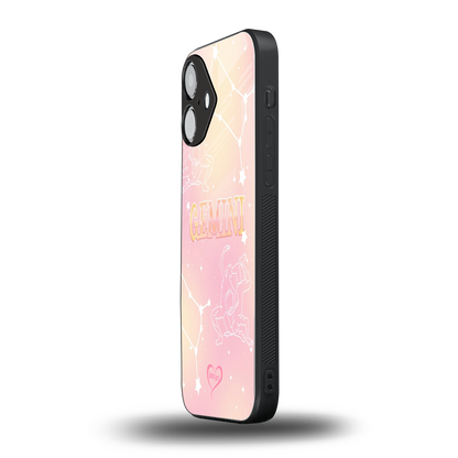 Gemini Aura Phone Case for Iphone 16 | Glass Case