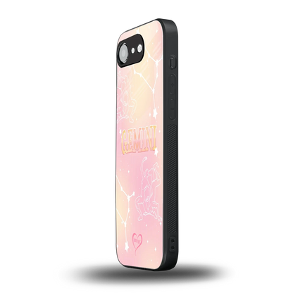 Gemini Aura iphone 16e mobile cover | shockproof glass phone case