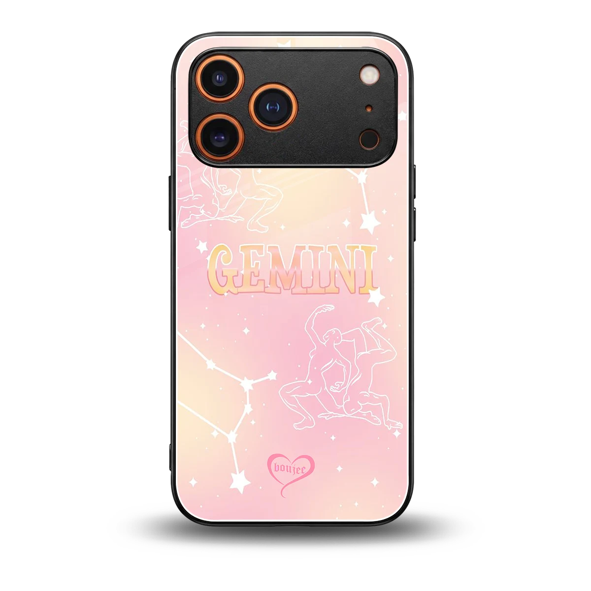 Gemini Aura back phone cover | glass case for iphone 17 pro