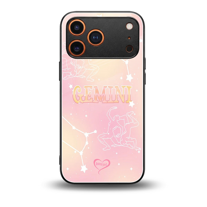 Gemini Aura back phone cover | glass case for iphone 17 pro