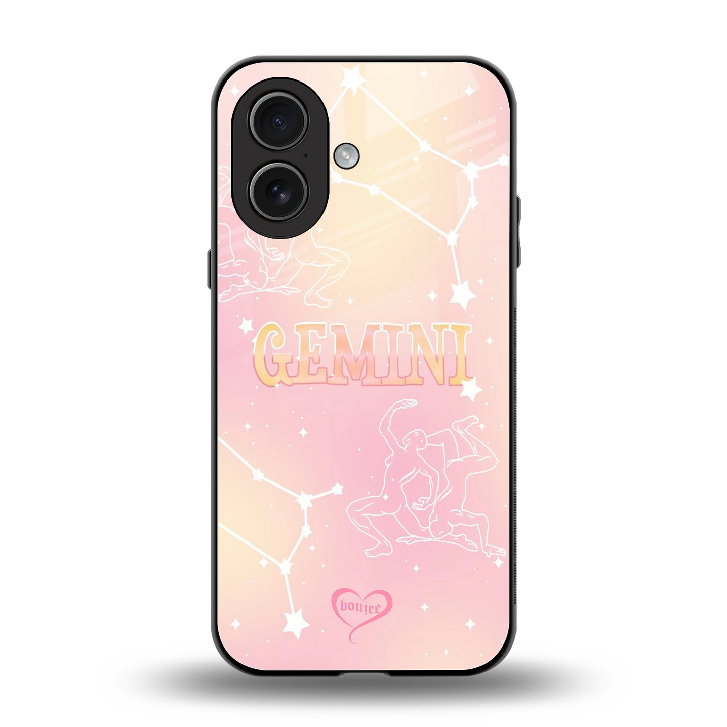 Gemini Aura back phone cover | glass case for iphone 17