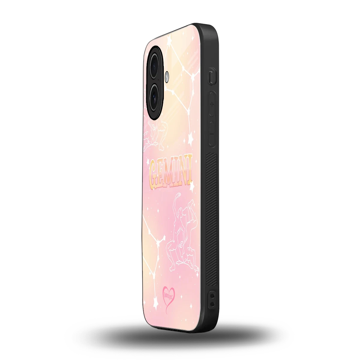 Gemini Aura iphone 17 mobile cover | shockproof glass phone case