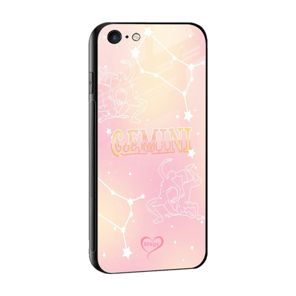 Gemini Aura sleek iphone 6 cover with tempered glass back and TPU edges