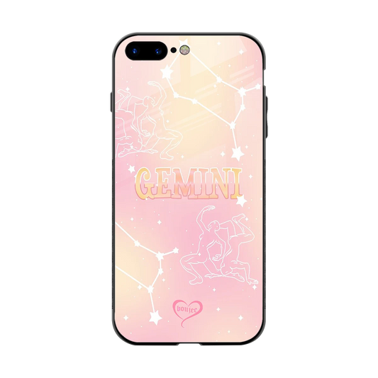 Gemini Aura back phone cover | glass case for iphone 8 plus