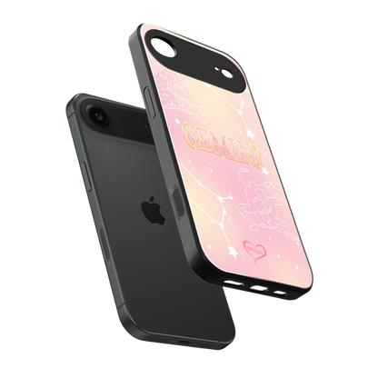 Gemini Aura sleek iphone air cover with tempered glass back and TPU edges