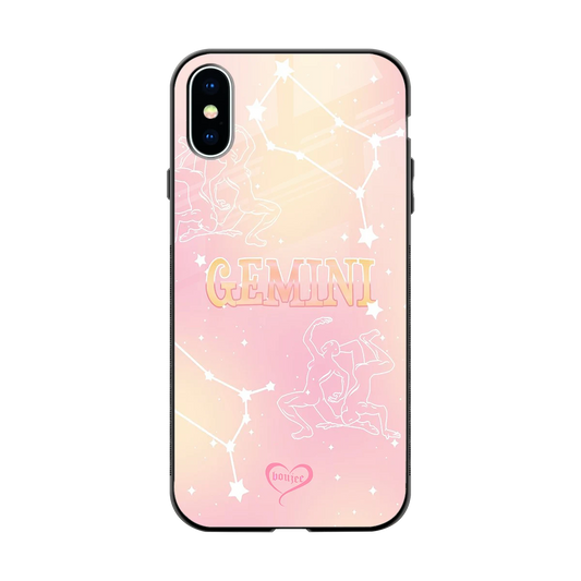 Gemini Aura back phone cover | glass case for iphone x